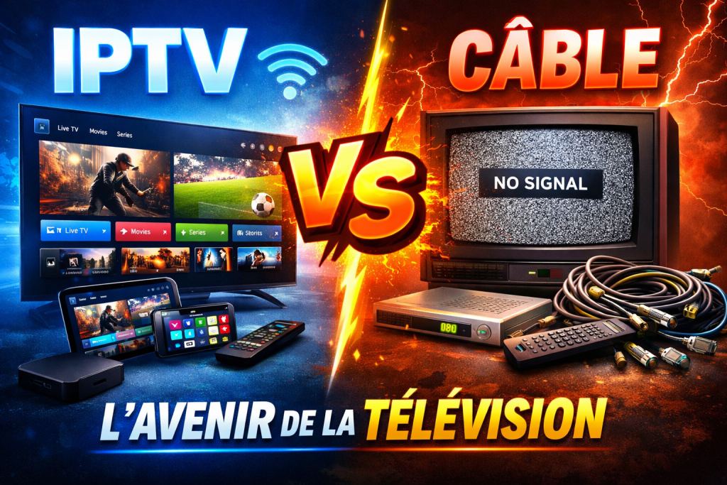 IPTV Vs cable La montée en puissance de l’IPTV face au câble : une révolution du divertissement IPTV Vs cable